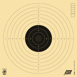 100 x 14cm Top Quality Air Rifle Pistol Shooting 2 Colour Card 170g Targets