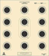 New England Airgun - 10 meter rifle target for airgun games and competitions