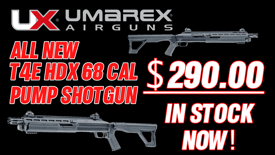 Umarex HDX Shotgun Pump .68 paint pepperball kinetic